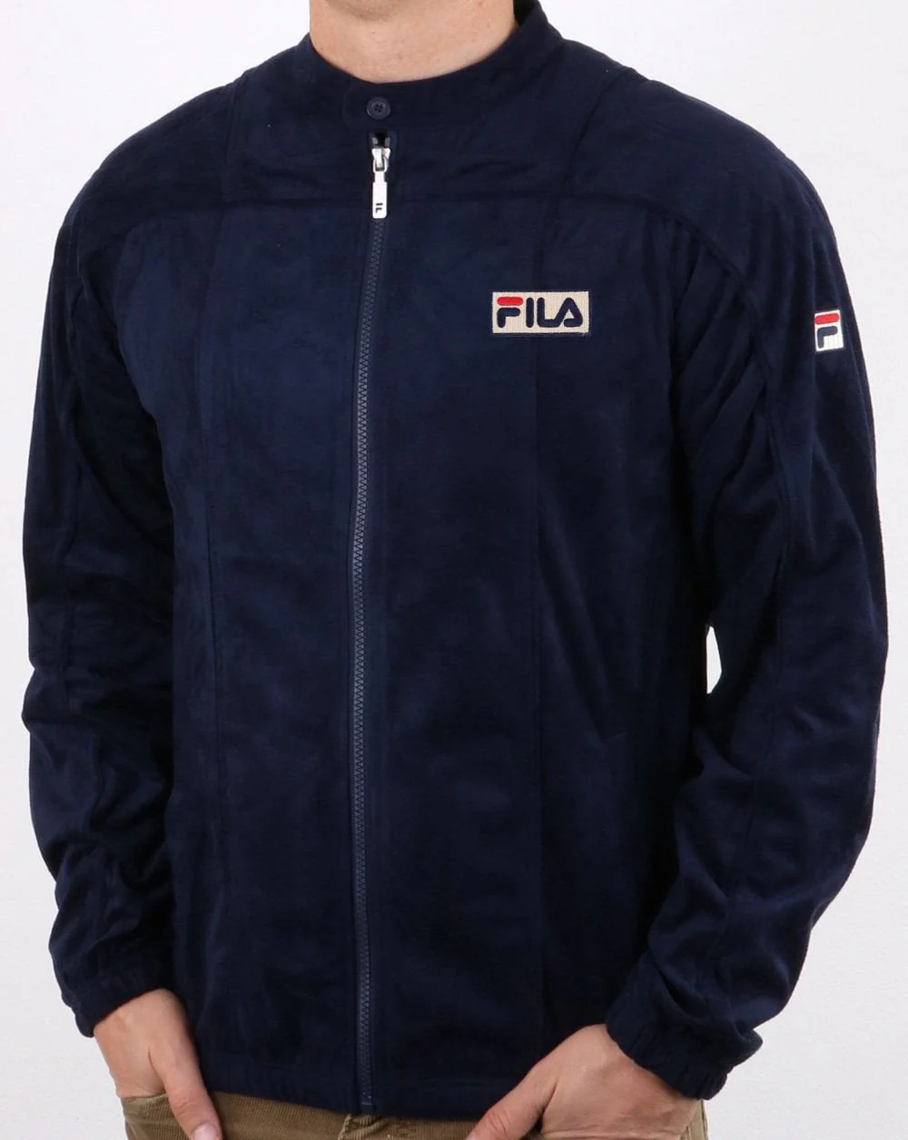 Fila Vintage Terrinda Mk3 Pro Badge Track Top Navy - Image 2