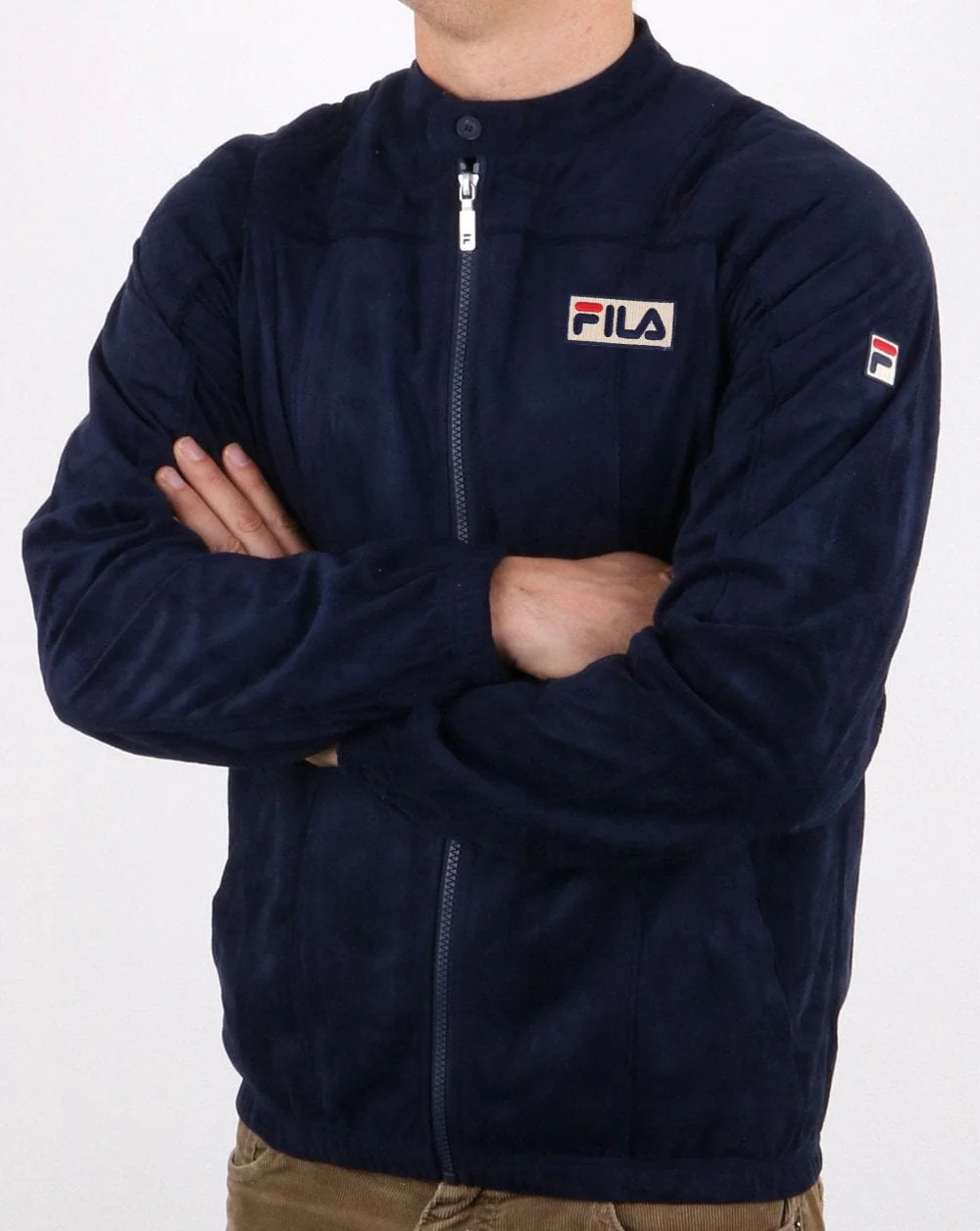 Fila Vintage Terrinda Mk3 Pro Badge Track Top Navy - Image 4