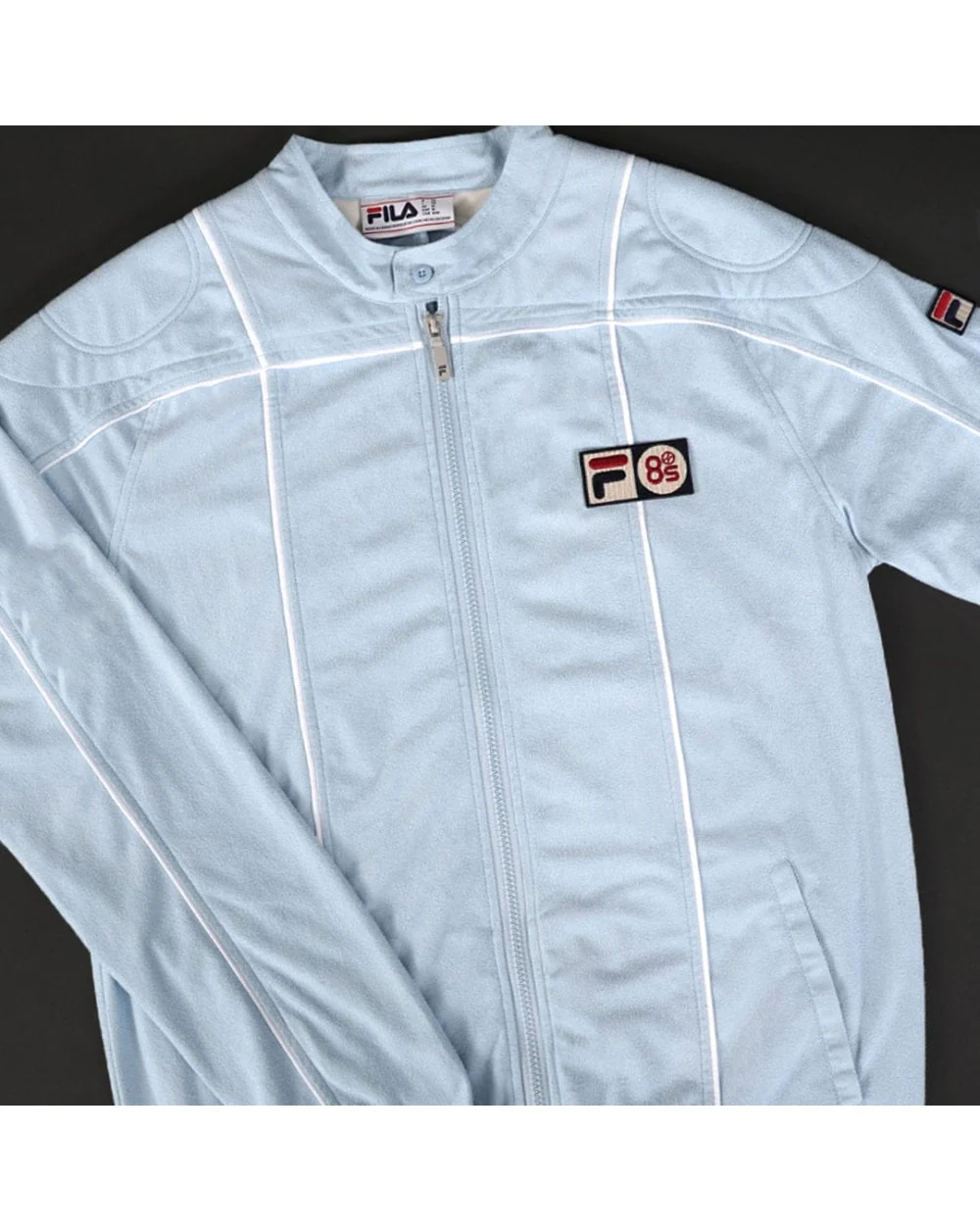 Fila Vintage Terrinda Mk3 Pro Badge Track Top Sky Blue - Image 3