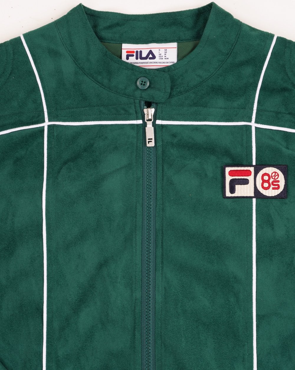 Fila Vintage Terrinda MK3 Pro Badged Track Top Deep Green - Image 2