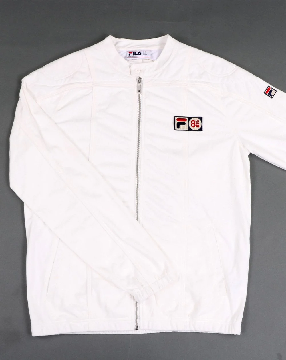 Fila Vintage Terrinda Mk3 Pro Badged Track Top Ice White