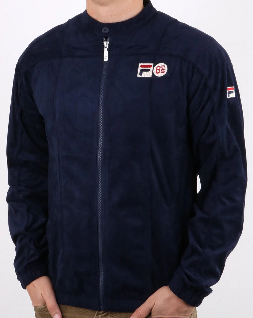 Fila Vintage Terrinda Mk3 Pro Badged Track Top Navy - Image 2