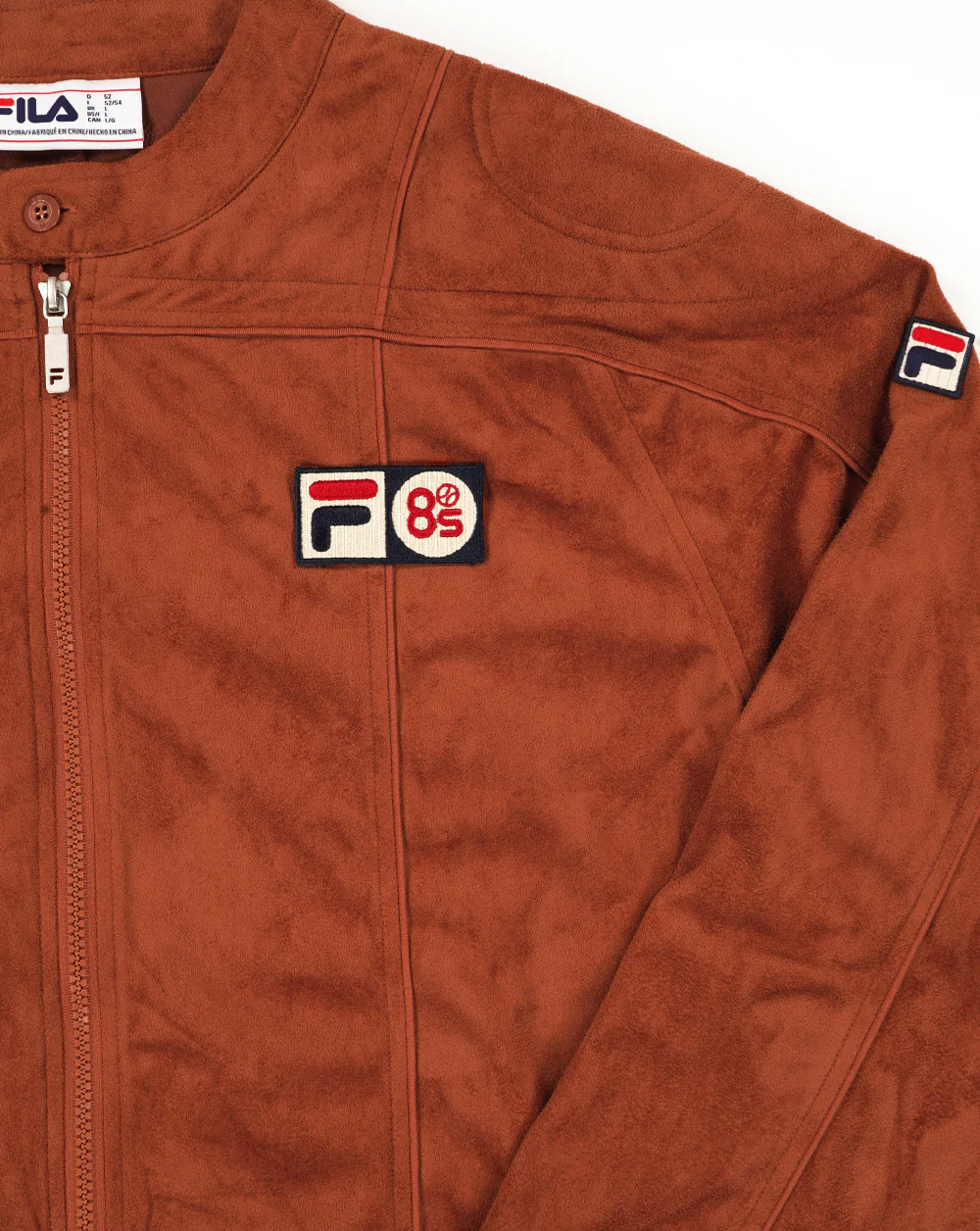 Fila Vintage Terrinda MK3 Pro Badged Track Top Burnt Orange - Image 3