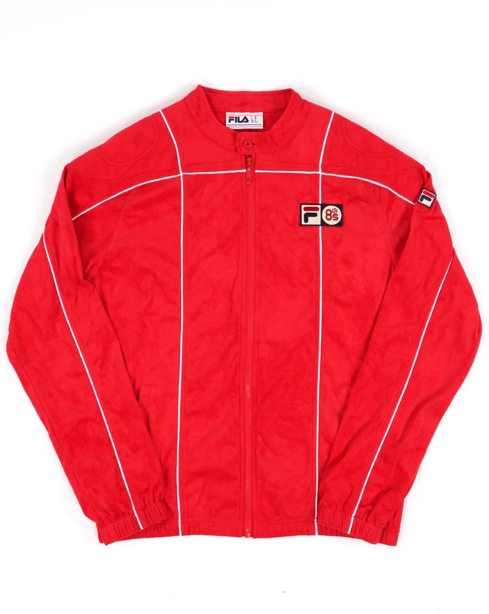 Fila Vintage Terrinda Mk3 Pro Badged Track Top Red/white