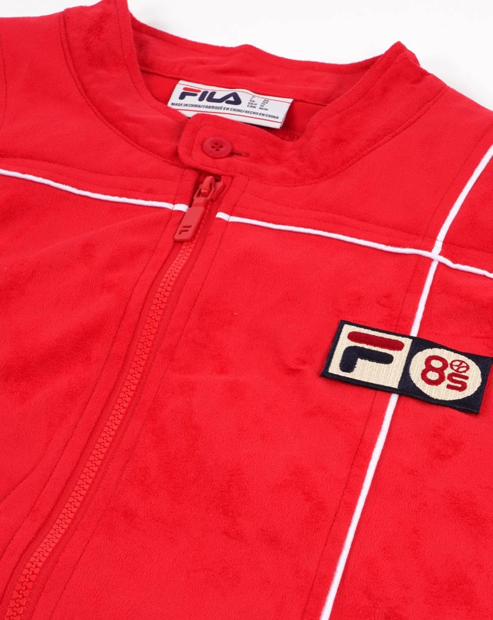 Fila Vintage Terrinda Mk3 Pro Badged Track Top Red/white - Image 2
