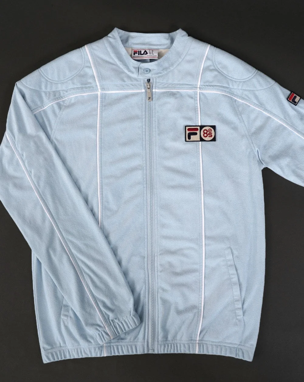 Fila Vintage Terrinda Mk3 Pro Badged Track Top Sky Blue/White