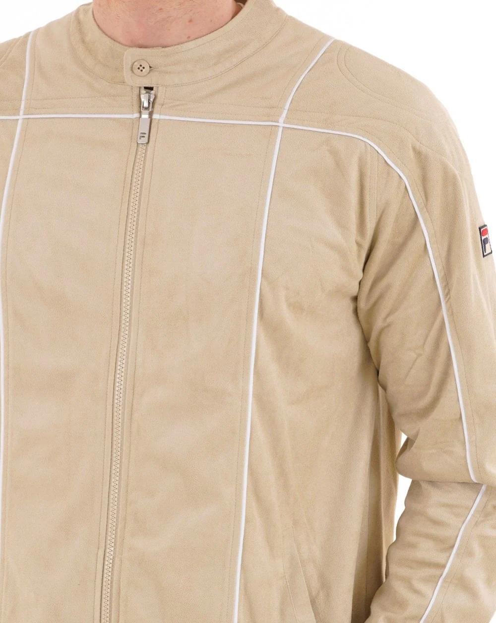 Fila Vintage Terrinda Mk3 Track Top Bone White - Image 3