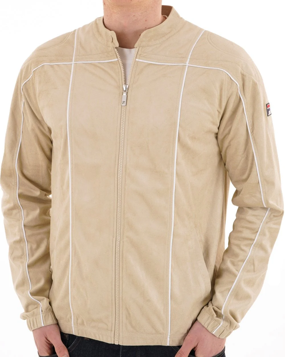 Fila Vintage Terrinda Mk3 Track Top Bone White - Image 4