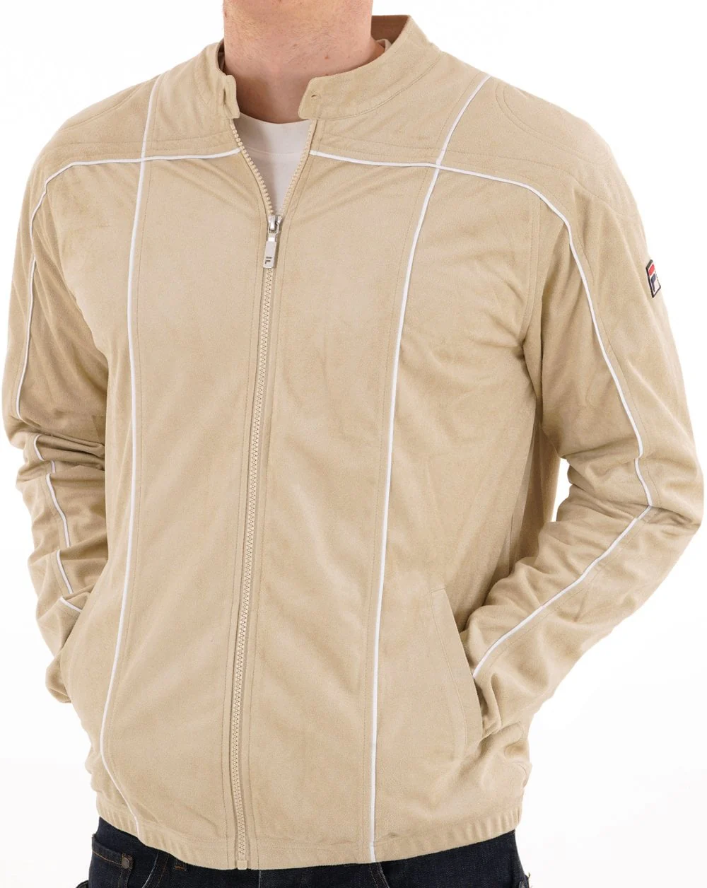 Fila Vintage Terrinda Mk3 Track Top Bone White - Image 5