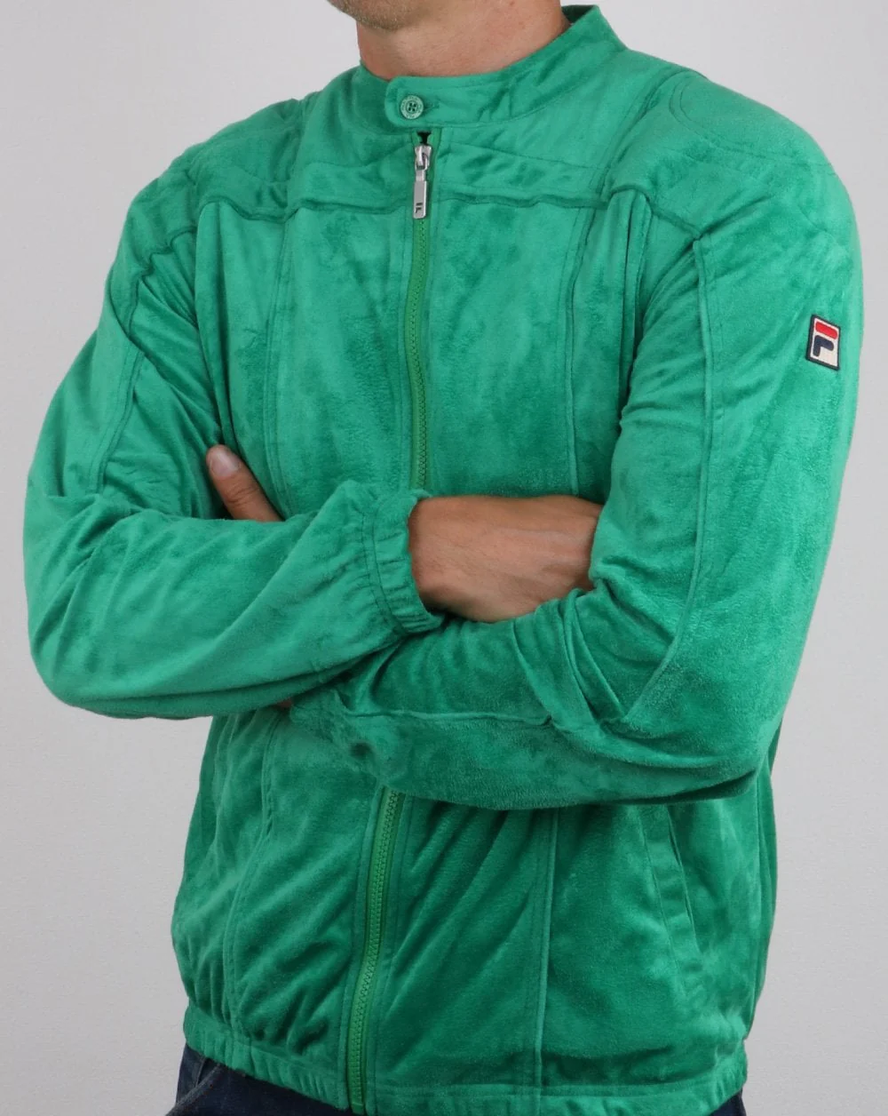 Fila Vintage Terrinda Mk3 Track Top Green - Image 3