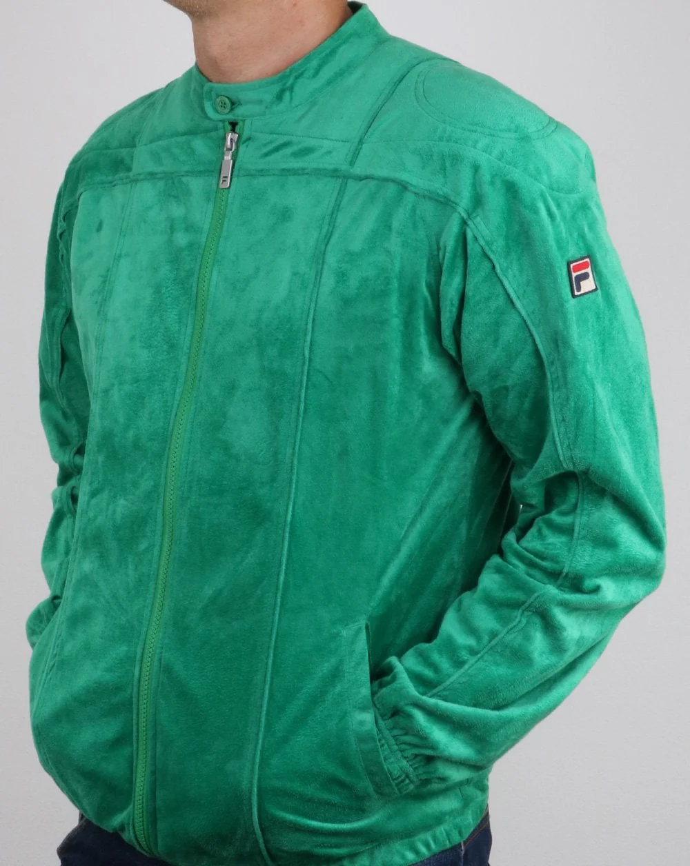 Fila Vintage Terrinda Mk3 Track Top Green - Image 4