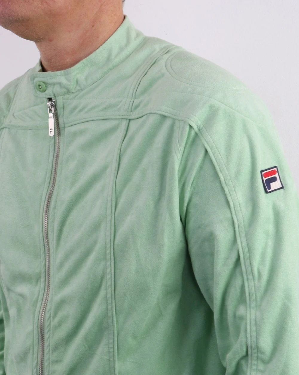 Fila Vintage Terrinda Mk3 Track Top Lime - Image 2