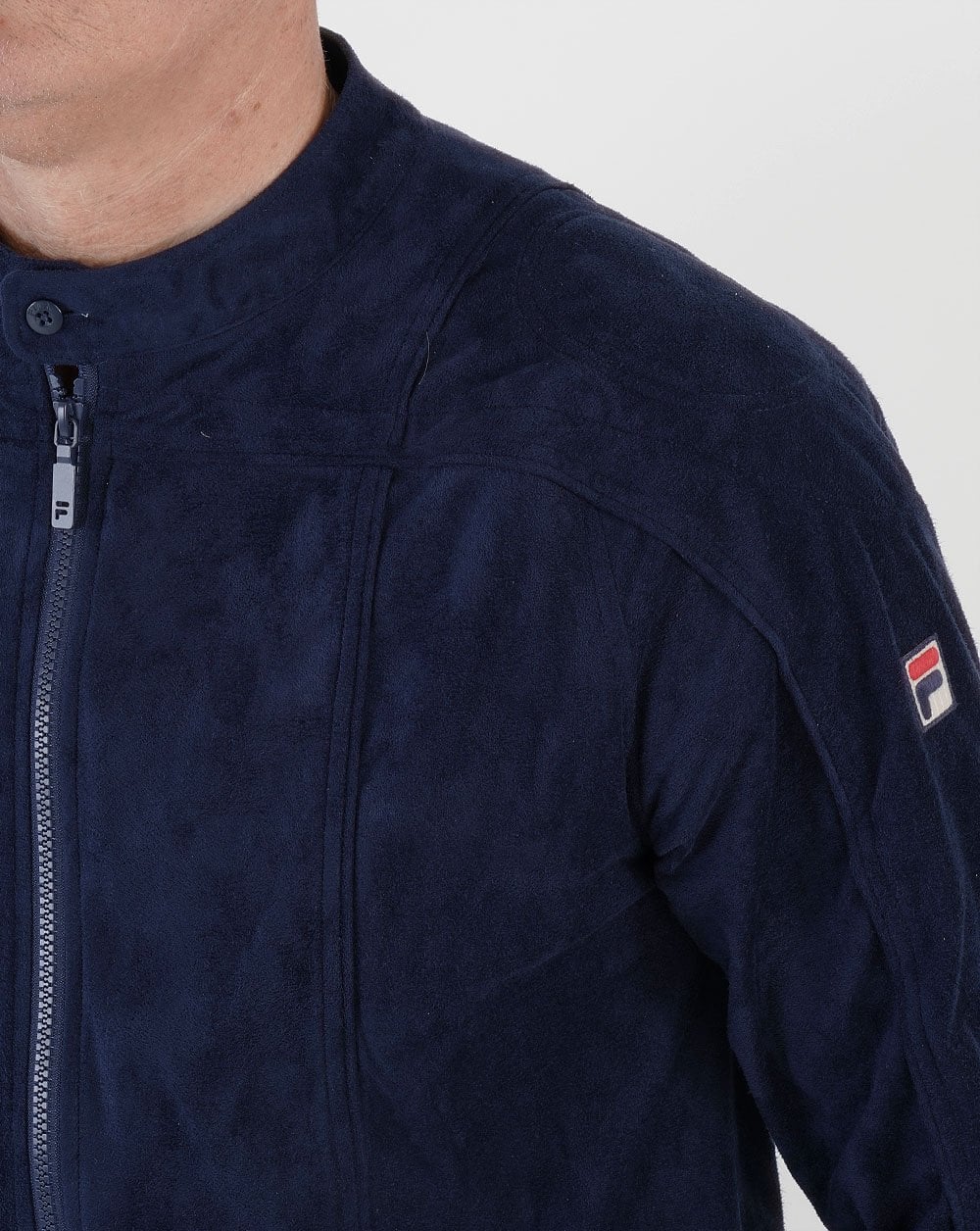 Fila Vintage Terrinda Mk3 Track Top Navy - Image 2