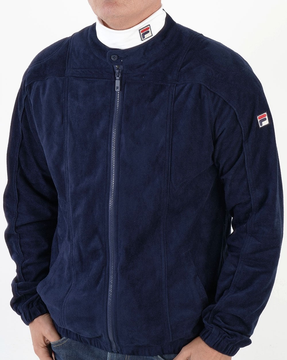 Fila Vintage Terrinda Mk3 Track Top Navy - Image 4