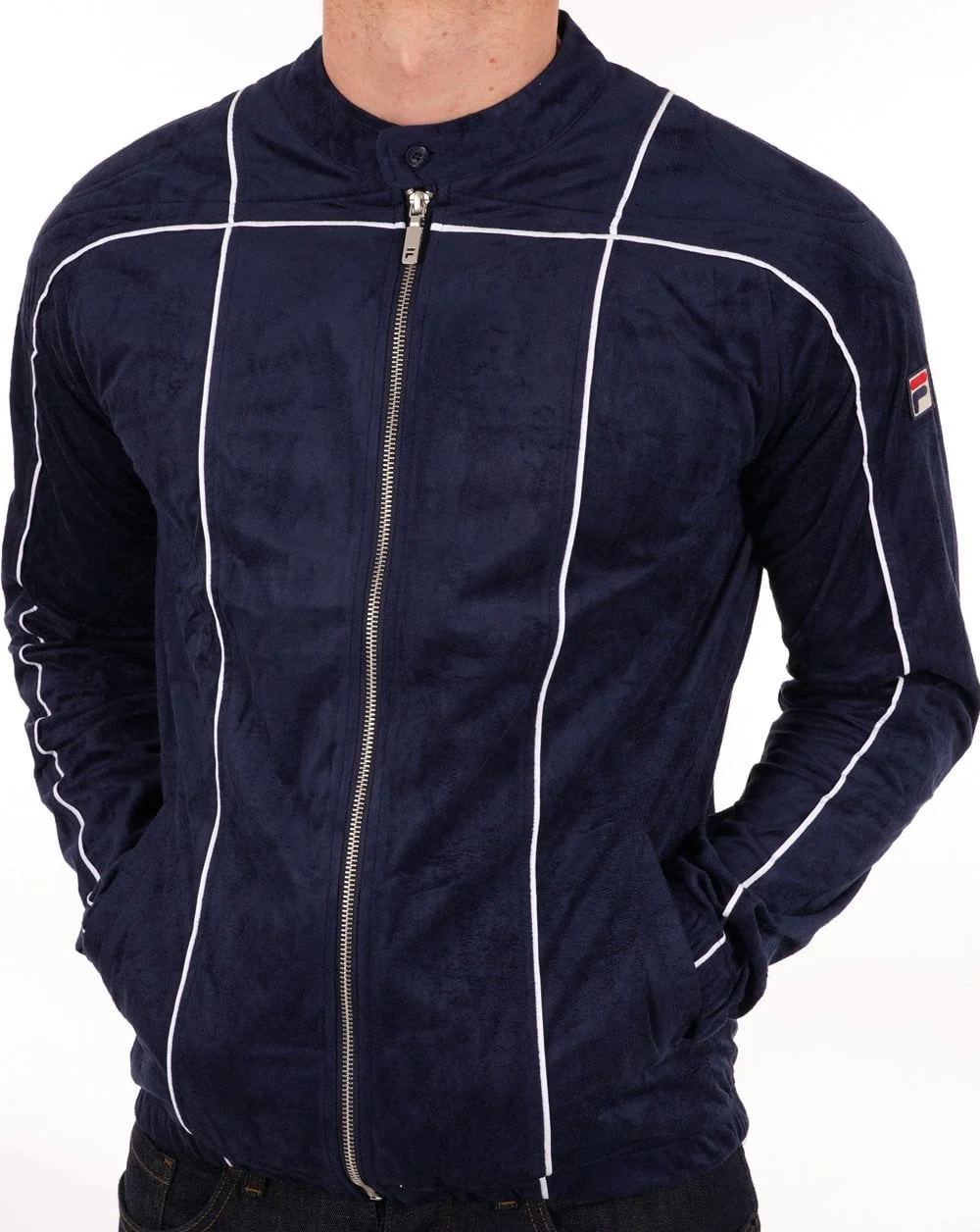 Fila Vintage Terrinda MK3 Track Top Navy - Image 2