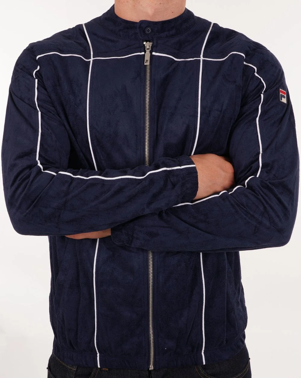 Fila Vintage Terrinda MK3 Track Top Navy - Image 4