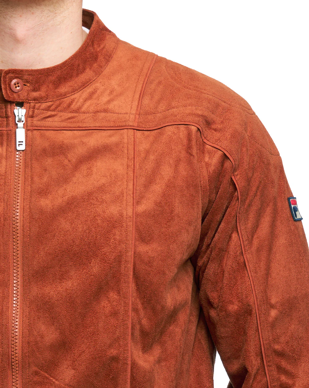 Fila Vintage Terrinda MK3 Track Top Burnt Orange - Image 3