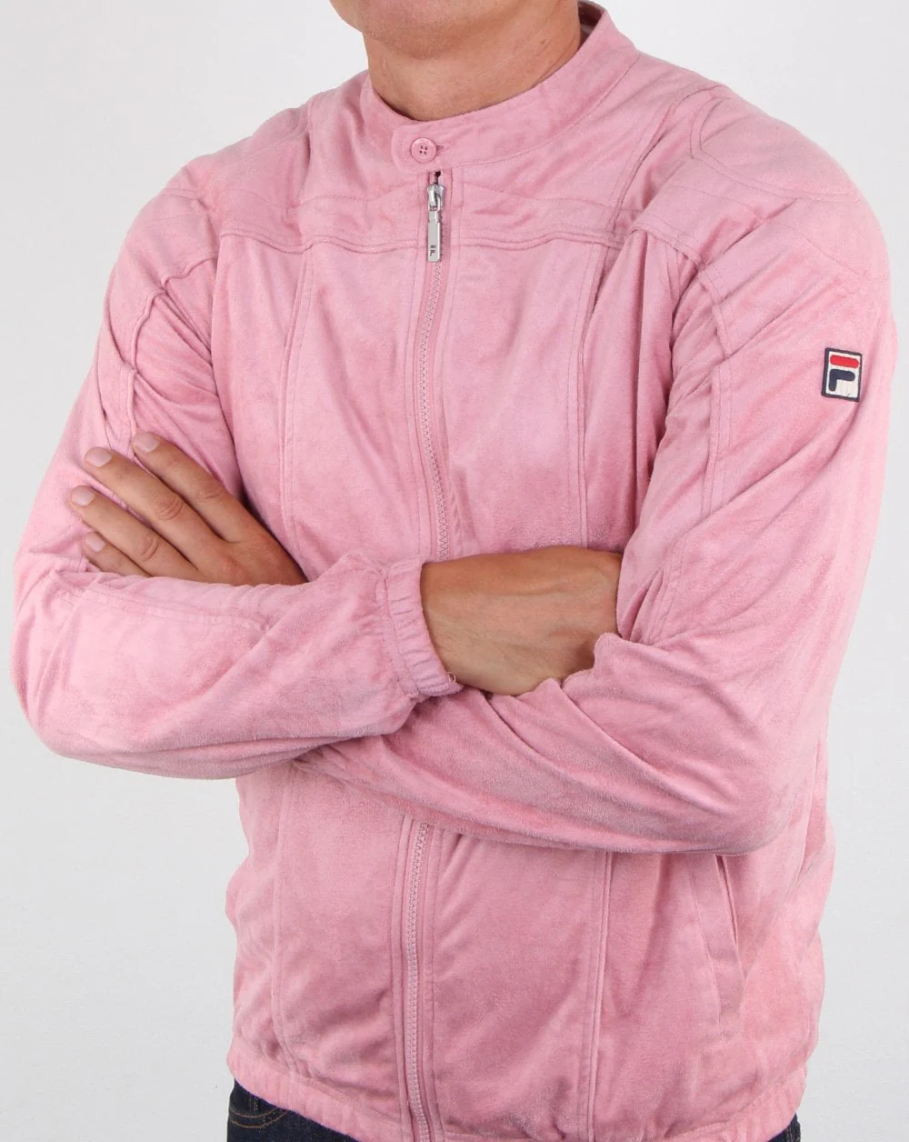 Fila Vintage Terrinda Mk3 Track Top Pink Shadow - Image 3