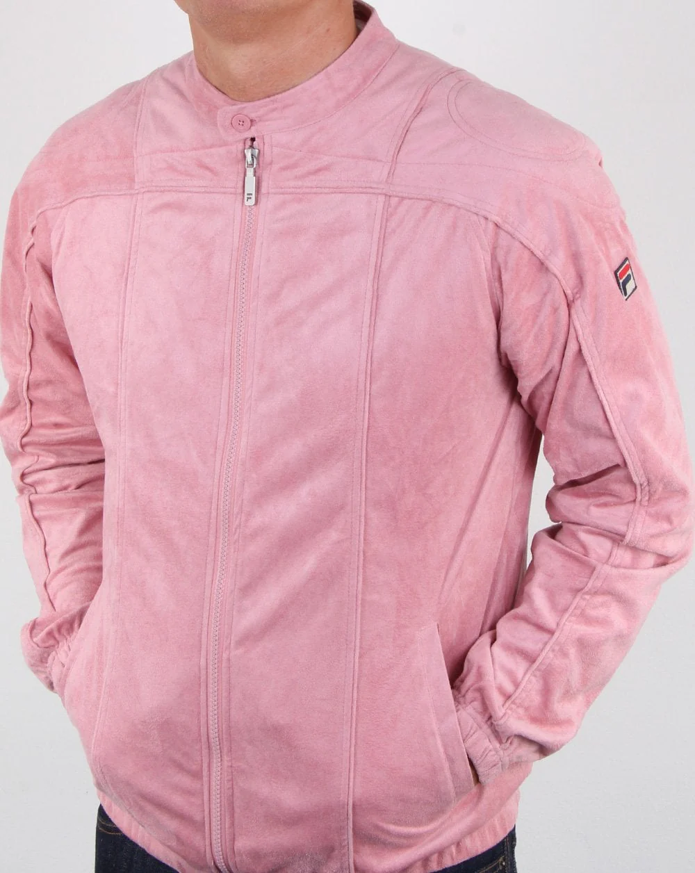 Fila Vintage Terrinda Mk3 Track Top Pink Shadow - Image 4