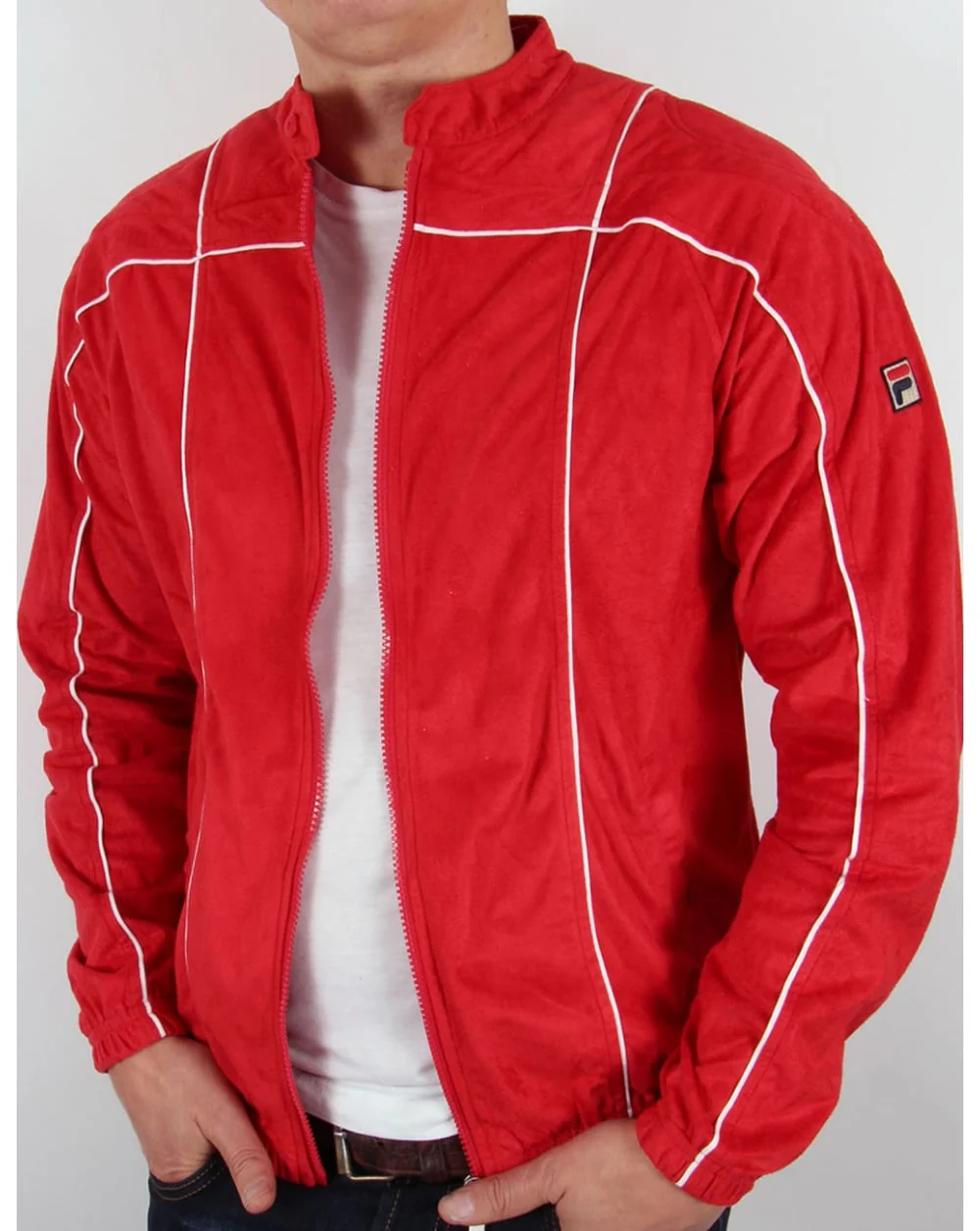 Fila Vintage Terrinda Mk3 Track Top Red - Image 3