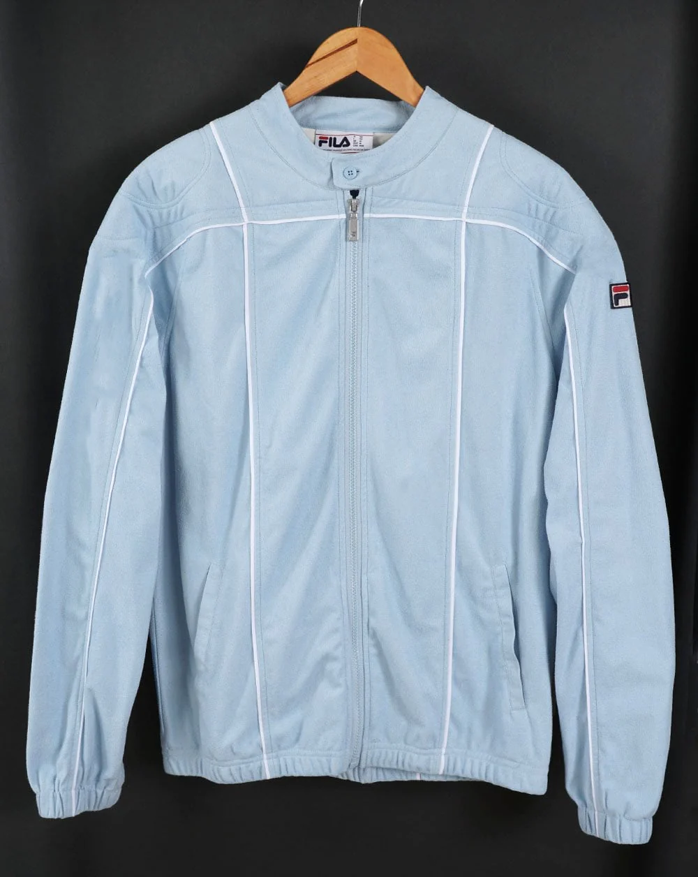 Fila Vintage Terrinda Mk3 Track Top Sky Blue - Image 2