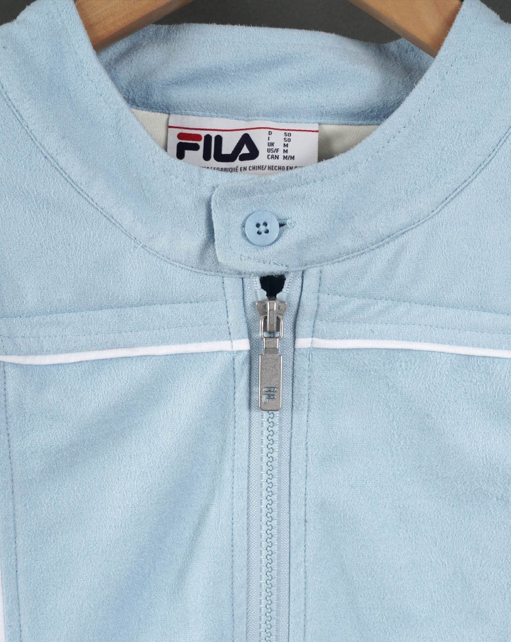 Fila Vintage Terrinda Mk3 Track Top Sky Blue - Image 4