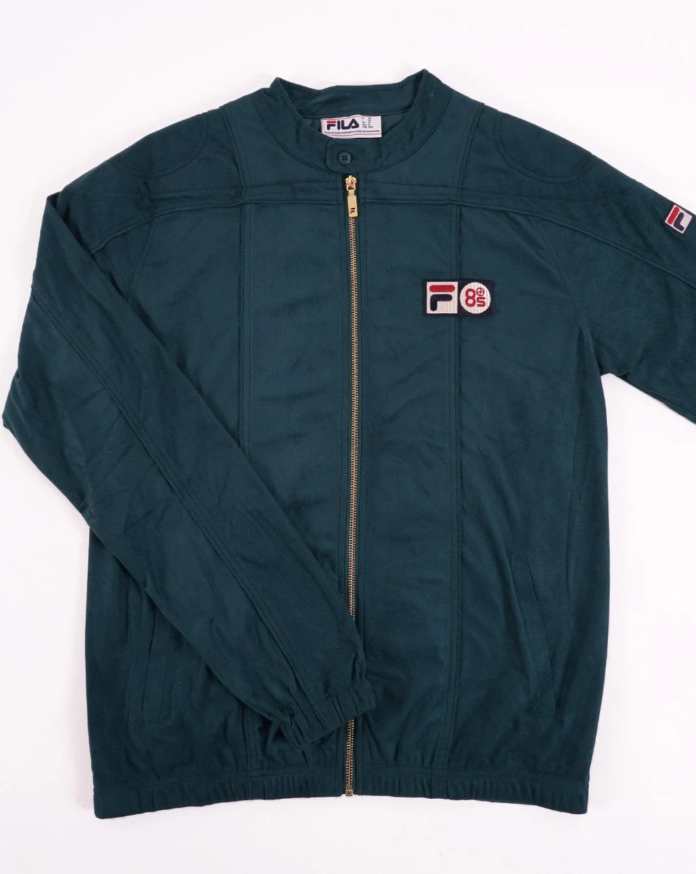 Fila Vintage Terrinda Pro Badge Track Top Emerald Green