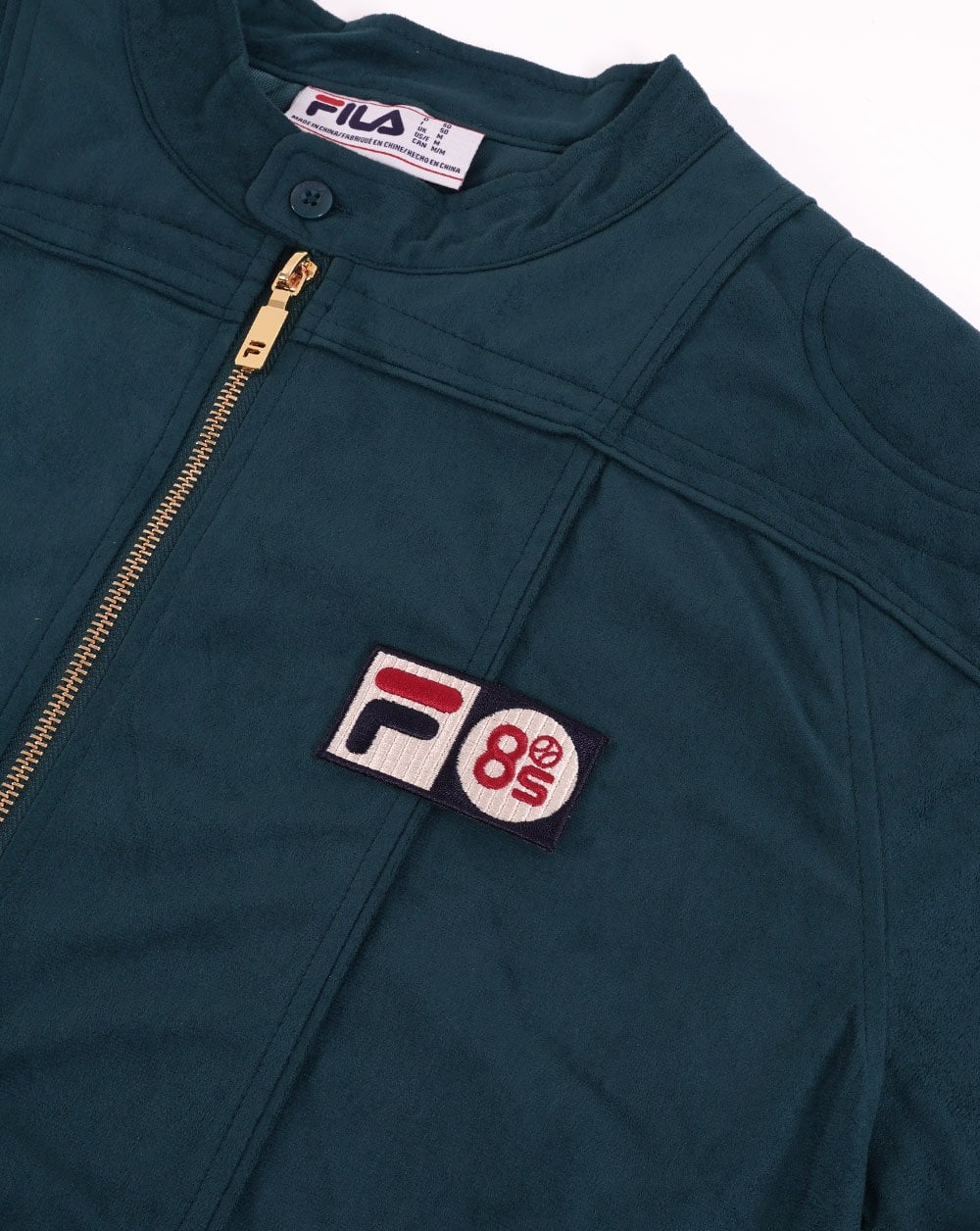 Fila Vintage Terrinda Pro Badge Track Top Emerald Green - Image 2