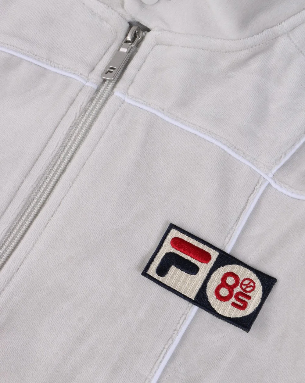 Fila Vintage Terrinda Pro Badge Track Top Grey - Image 2