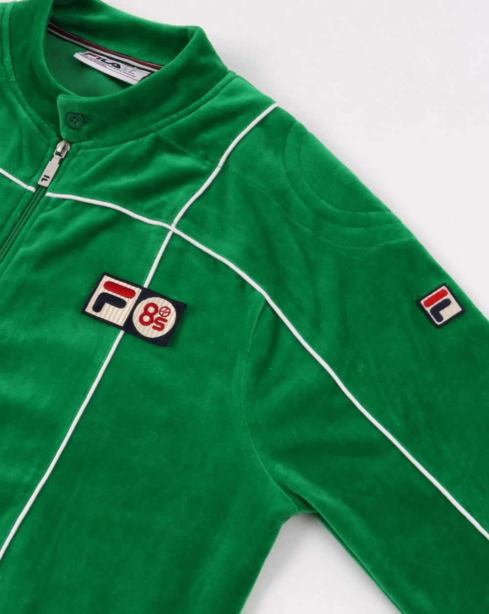 Fila Vintage Terrinda Pro Badge Track Top Kelly Green - Image 2