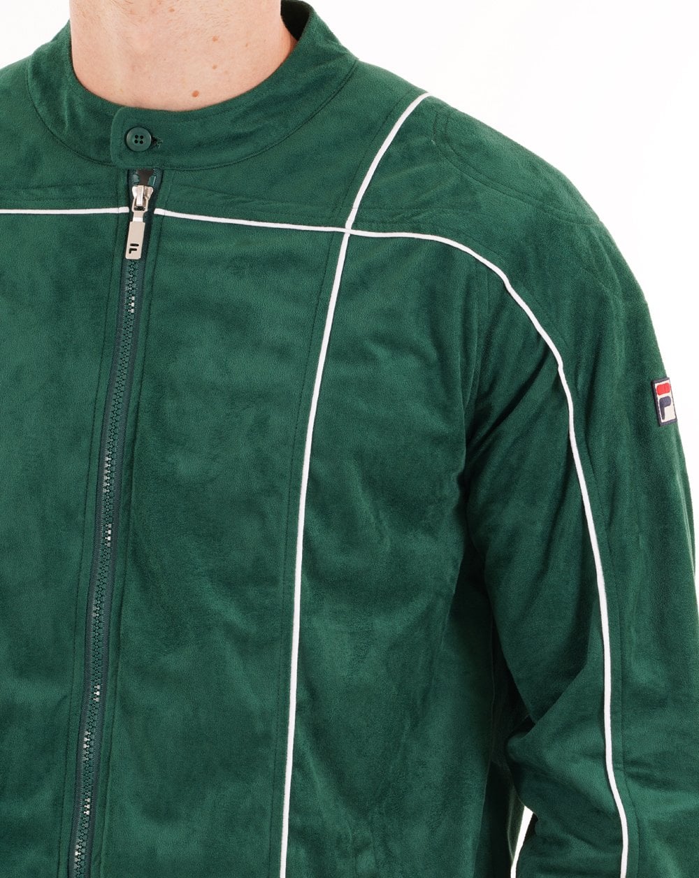 Fila Vintage Terrinda Track Top Deep Green - Image 4