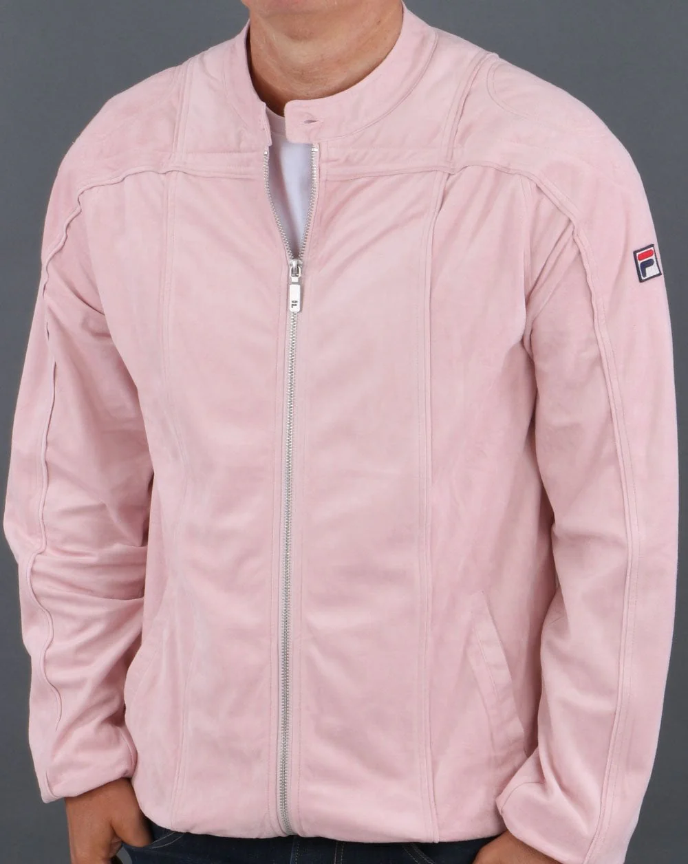 Fila Vintage Terrinda Track Top Powder Pink - Image 3