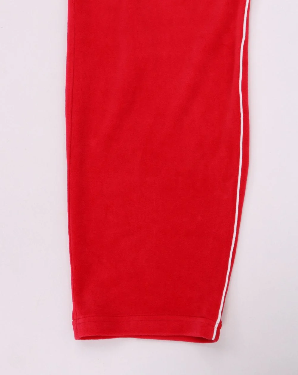Fila Vintage Terrinda Velour Track Pants Red - Image 3