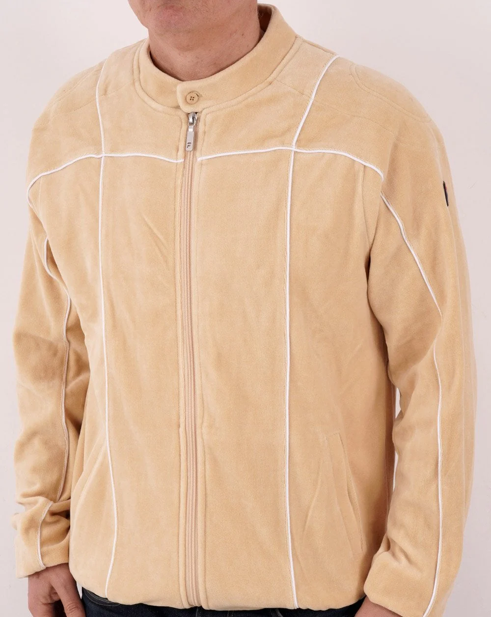 Fila Vintage Terrinda Velour Track Top Butterscotch