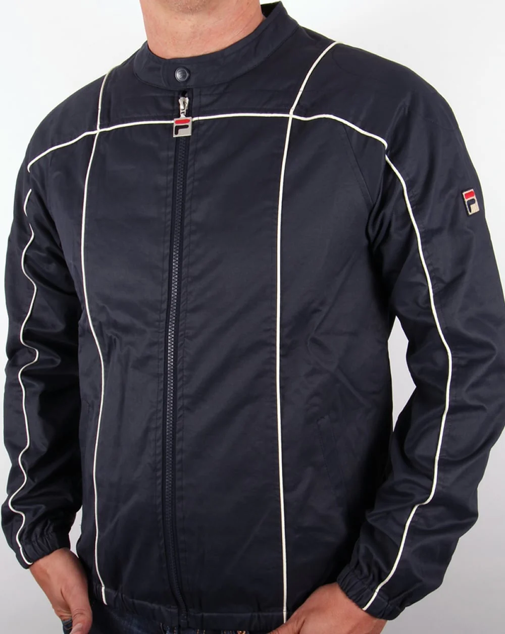 Fila Vintage Terrinda Wax Track Top Navy
