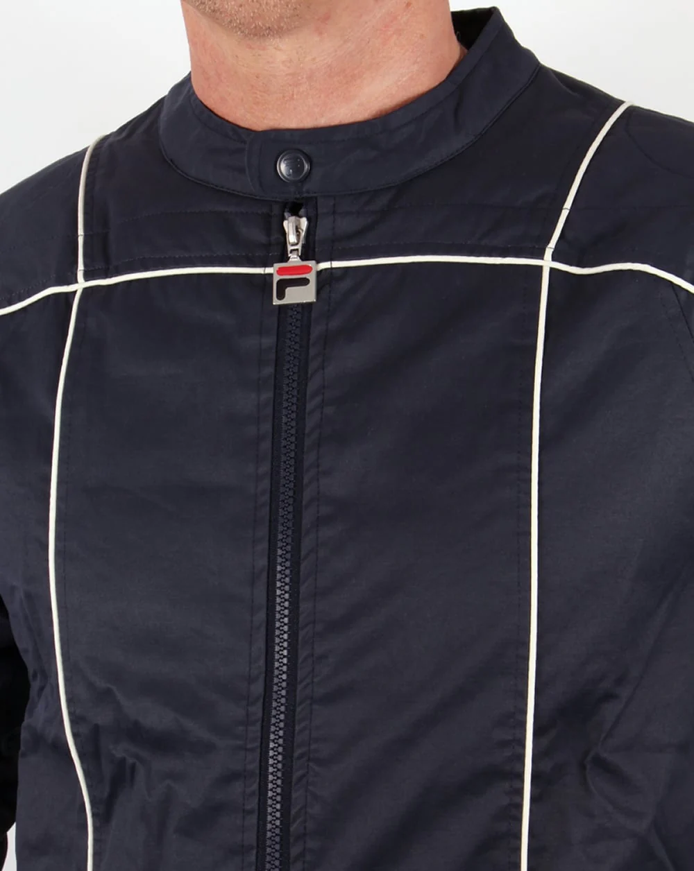 Fila Vintage Terrinda Wax Track Top Navy - Image 2