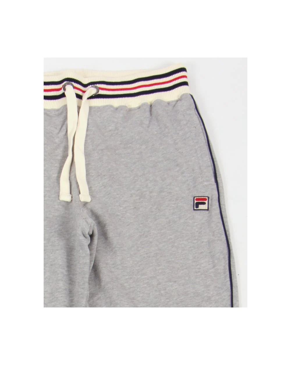 Fila Vintage Tigli Cuffed Track Bottoms Light Grey - Image 3