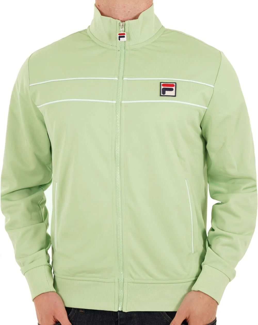 Fila Vintage Tris Track Top Soft Green