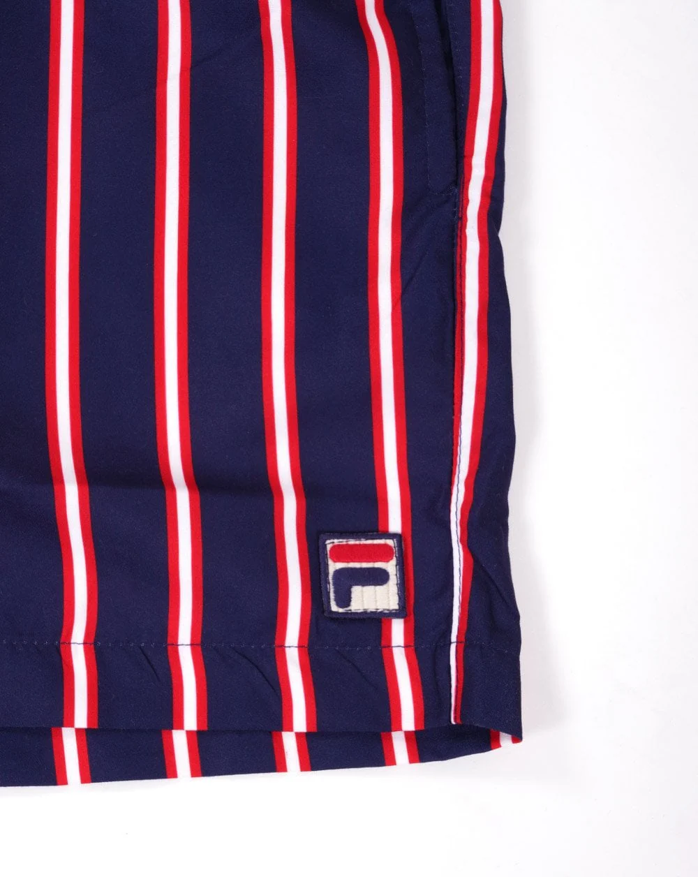 Fila Vintage Twin Stripe Swim Shorts Navy - Image 2