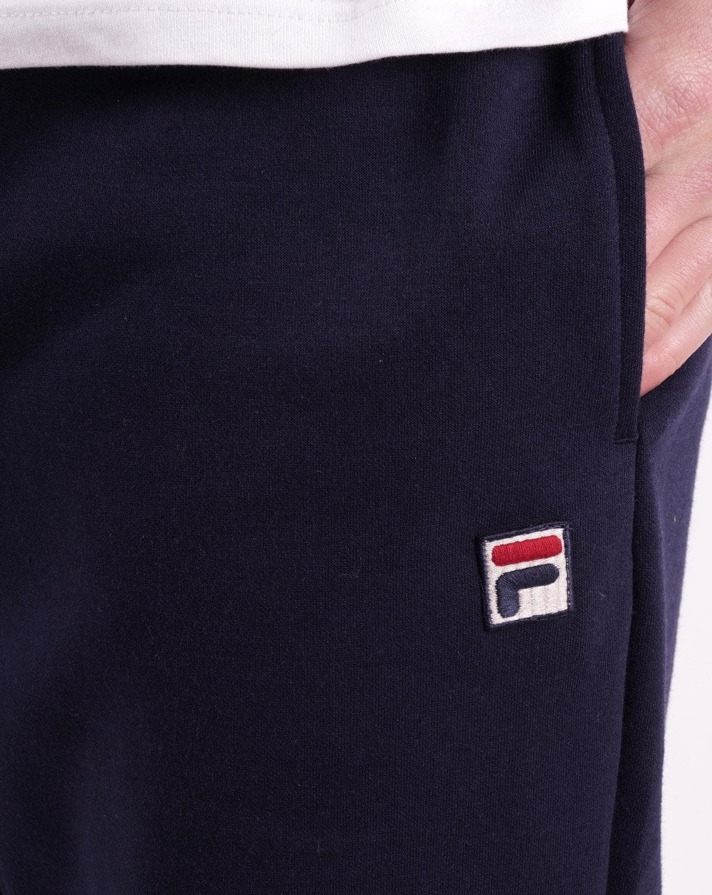 Fila Vintage Umar Track Pant Navy - Image 2