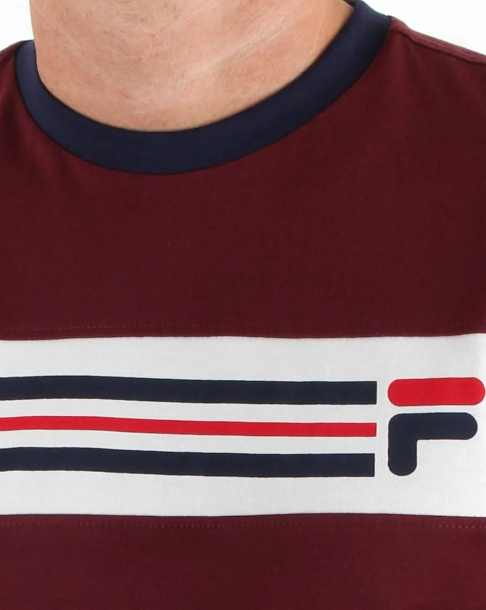 Fila Vintage Vandorno T Shirt Rum Raisin - Image 3