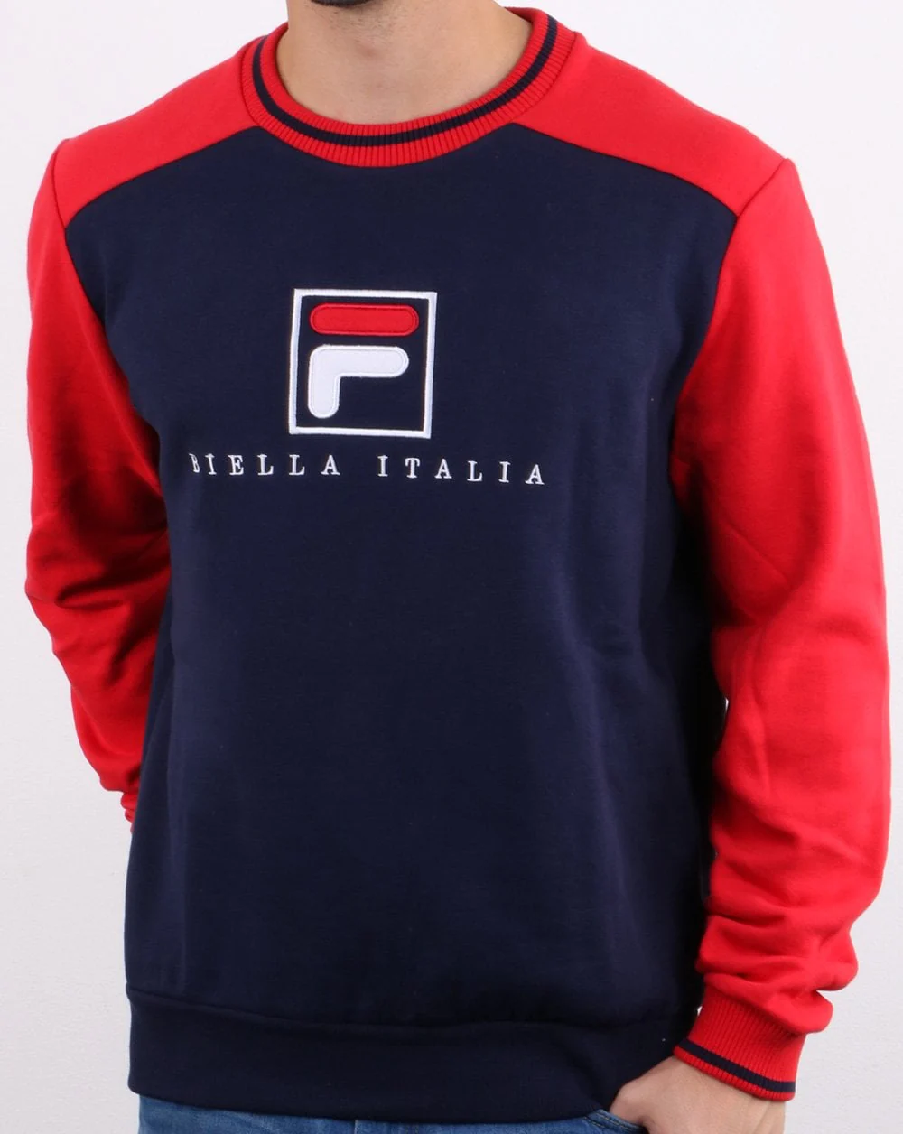 Fila Vintage Ventura Sweatshirt Navy - Image 2