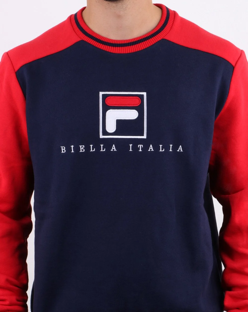 Fila Vintage Ventura Sweatshirt Navy - Image 3