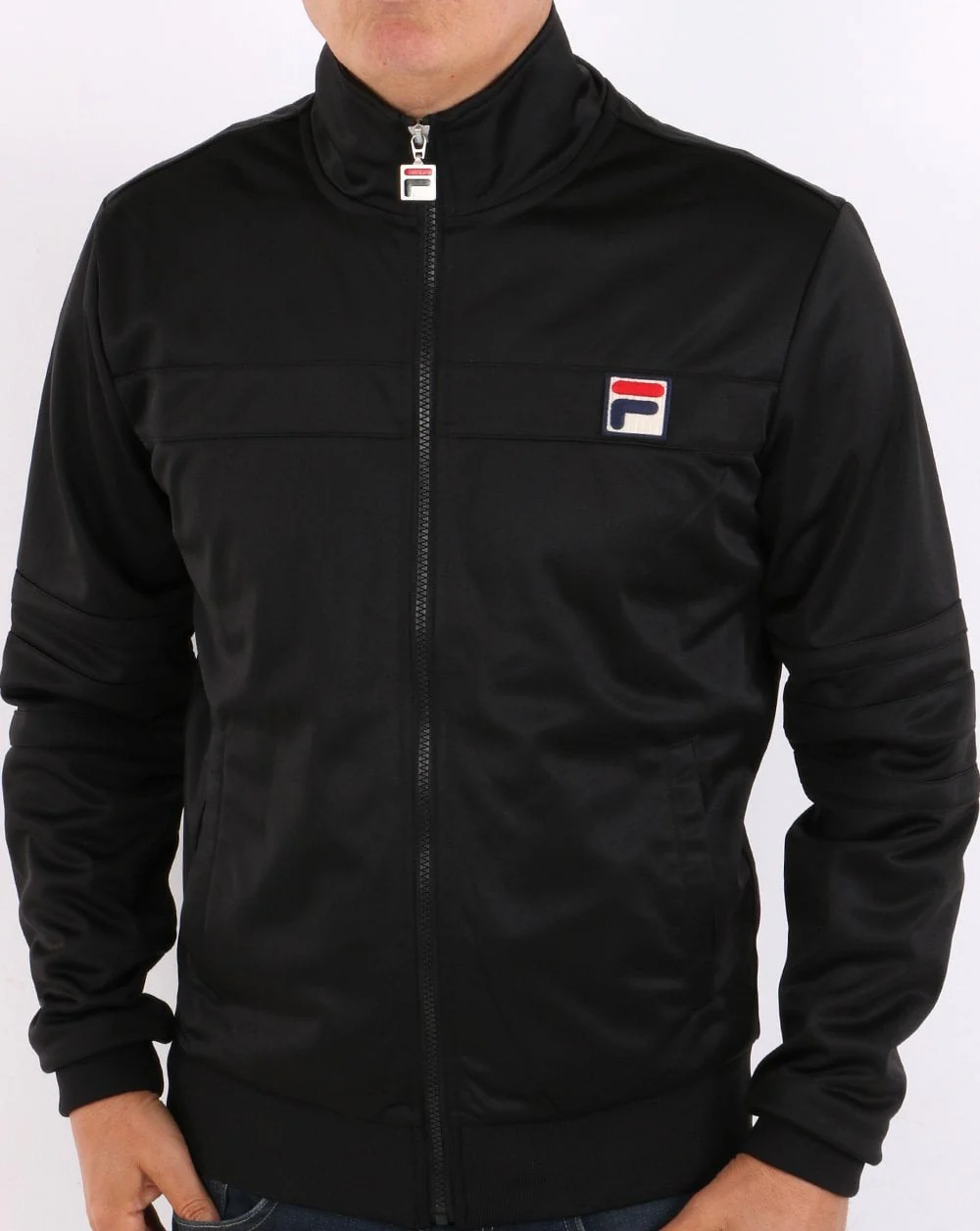 Fila Vintage Vilas 80s Track Top Black