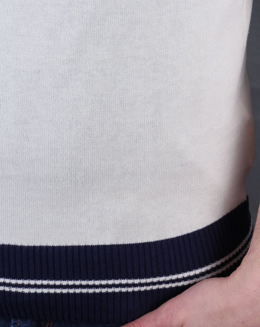 Fila Vintage Voyago Tank Top Gardenia/navy - Image 3