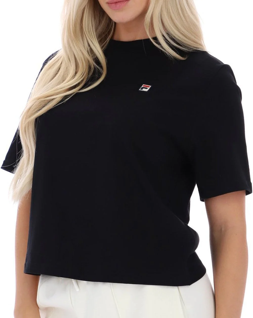 Fila Vintage Women's Holly Boxy Tee Black - Image 2