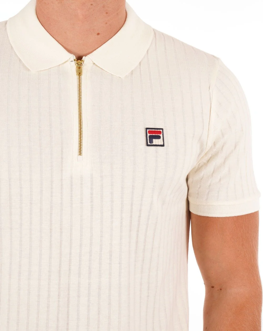 Fila Vintage Zip Polo Gardenia - Image 3