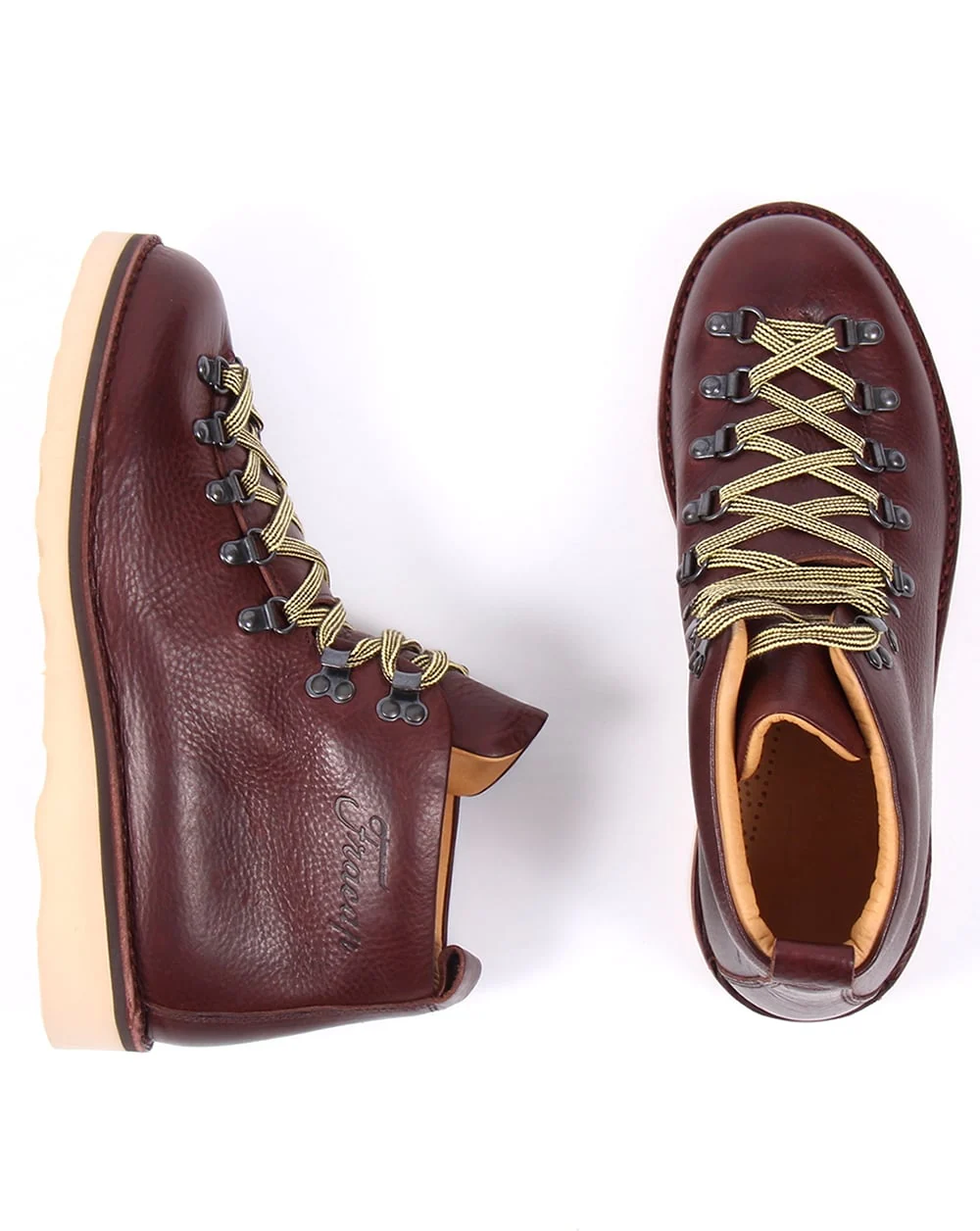 Fracap M120 Scarponcini Leather Boots Dark Brown - Image 2