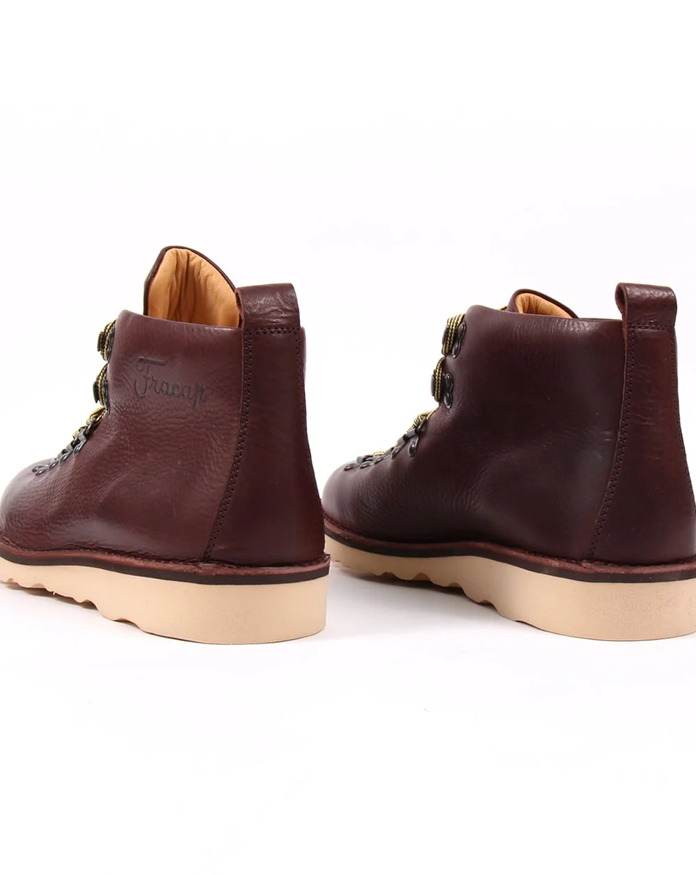 Fracap M120 Scarponcini Leather Boots Dark Brown - Image 3