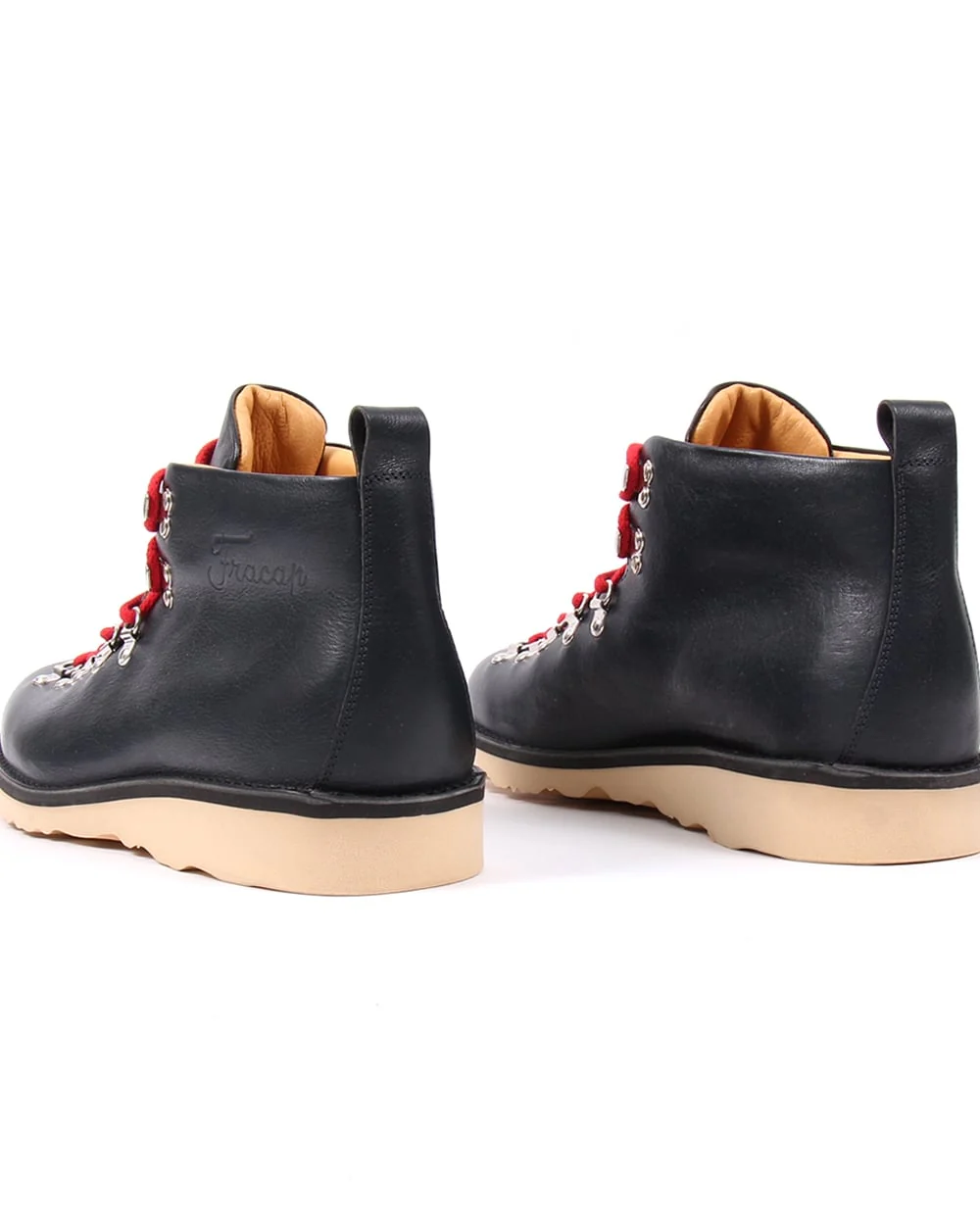 Fracap M120 Scarponcini Leather Boots Navy - Image 3